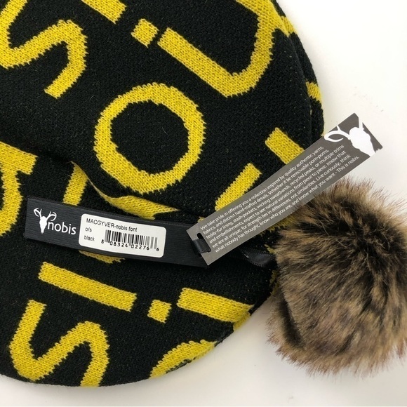 NOBIS NEW ski hat with tags knit beanie Macgyver knit toque - Picture 5 of 6